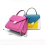 Wholesale hot item products European fancy trend soft pu leather women tote bags fashion lady's handbag purse