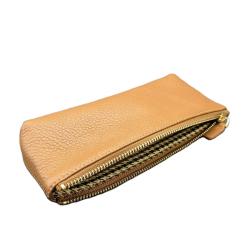 High quality leather pen holder with logo leather pen case for gift