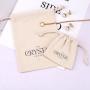 Eco-Friendly Canvas Dust Shoe Packing Pouch Custom Logo Printing Cotton Canvas Gift Shopping Bag