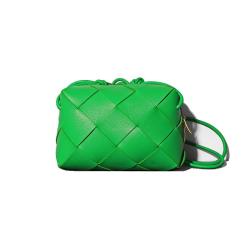 2024 Custom Logo Vendor Genuine Leather Crossbody Bag For Women Handmade Woven Purse
