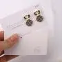Custom Logo Printed Jewelry Card And Drawstring Jewelry Bag