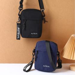 ZX015 Lightweight Men Shoulder Bag Outdoor Sports Waterproof Trendy Sling Bag Oxford Daily Use Crossbody Shoulder Messenger Bag