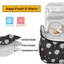 2024 New Design Insulated Lunch Bag for Women Reusable Lunch Box Cute Cooler Tote for Work Picnic or Travel