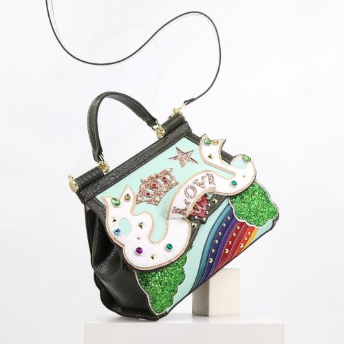 2024 Super product Luxury Woman designer bag party and daily hand bag diamonds and high handmade Ladies cute handbag factory