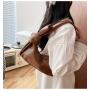 Wholesale Pure Color Bow Knot Shoulder Bag Pearl Zip Soft Leather Messenger Bag Luxury Underarm Hand Bags Dumpling Purses