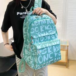 ZR837 New Fashion Girls Schoolbag Nylon Waterproof Backpack Custom Logo High Quality Schoolbag Travel Student Zipper Laptop Bag