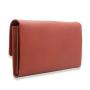 Multiple Compartments Ladies long Wallet Oil Waxed Leather Women long Wallet Purse for Women
