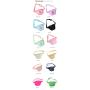 Keymay High Quality Gold Hardware Girls Multi-color Waterproof Nylon Waist Bag Tie Dye Crossbody Bag Kids Fanny Pack Waist Pack