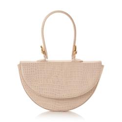 Fashionable Crocodile Pattern Luxury Ladies Crossbody Bag New Unique Design Half Moon Handbag For Women