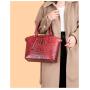 2024 new trend crocodile leather ladies fashion simple single shoulder crossbody bag handbags