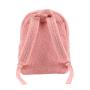 Keymay RTS Pink Brown Black Plush Sherpa School Bags Kids Backpack Boys Girls Students Furry Teddy Backpack School Backpack