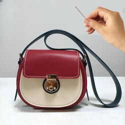 Cowhide Women Fashion Handbags Genuine leather DIY handmade Christmas Gift Bag Ladies  Designer Handbag Wholesale