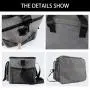 Large Capacity Cooler Bag With Durable Polyester Outdoor Activity Keep Food Cold Shoulder Bag
