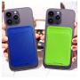 HR483 New Mobile Phone Back Sticker Card Case Solid Color Leather Pattern Independent Card Case Self Adhesive Insert Card Case