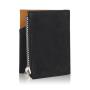 2024 New Bifold Wallet Genuine Crazy Horse Leather Customized Logo Color Blocking Zipper Wallet