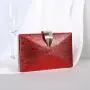 New factory direct ladies bag evening clutch bag diagonal cross female banquet handbag leaf chain small square bag