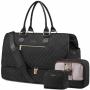 LOVEVOOK Custom 3pcs/set Waterproof Travel Duffle Bag with Toiletry Pouch High Quality Overnight Bag Weekender Travel bag unisex