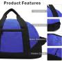 Gelory New Style Small Solid Color Carry On Tote Bag Sport Travelling Duffel Gym Bag Waterproof Luggage With Handle