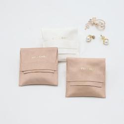 Custom Gift Packaging Pouch Suede Jewelry Bag Microfiber Envelope Jewelry Pouch
