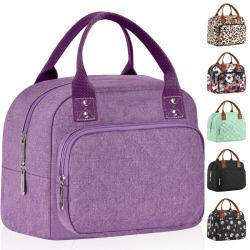 insulated Waterproof reusable portable aluminum cooler bag lunch bag for women lady