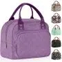 insulated Waterproof reusable portable aluminum cooler bag lunch bag for women lady