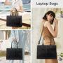 Custom hot sale office tote bag for women waterproof computer shoulder messenger bag business school PU leather laptop briefcase