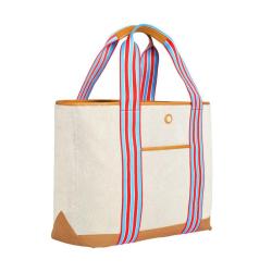 Luxury Korean Designer Soft Pu Leather Canvas Womens Tote Bags Large Weekend Shopper High Quality Custom Tote Bags For Women