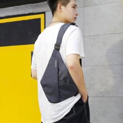HR358 New One Shoulder Chest Bag Trendy Brand Crossbody Bag Close Fitting Anti-theft Men's Sports Motorcycle Cycling Small Bag