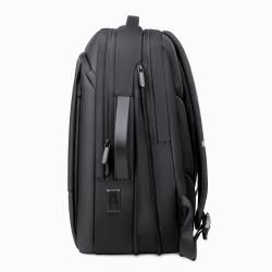 Waterproof 1680 Nylon Leather Backshoulder Computer Bag Expandable Reflective Strip Laptop Backpack with Custom LOGO