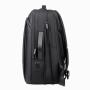 Waterproof 1680 Nylon Leather Backshoulder Computer Bag Expandable Reflective Strip Laptop Backpack with Custom LOGO