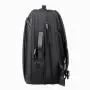 Waterproof 1680 Nylon Leather Backshoulder Computer Bag Expandable Reflective Strip Laptop Backpack with Custom LOGO
