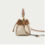 2024 Custom Vegan Leather Shoulder Bag For Women Ladies Drawstring Bucket Purse