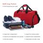 Gelory Popular Hot Selling Water Resistant Sports Gym Bag With Shoe Compartment Travel Duffel Bag
