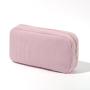 2022 New Trends Eco Friendly Corduroy Makeup Bags Women's Pink Toiletry Pouch Best DIY Cosmetic Gift Bags