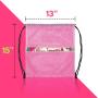 Gelory Custom Logo Colorful Drawstring Promotional Large Bag  Lightweight Mesh Outdoor Backpack Bag