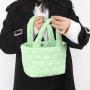 CHANGRONG Custom fashion ladies small puffer purse handbag Lightweight