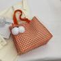 Net Red Hand Carrying Portable Canvas Bag Female Summer New Korean Version Of Single Shoulder Crossbody Bag
