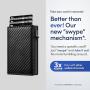 Rfid Pop Up Credit Card Wallet for Men Aluminum Smart Carbon Fiber Wallet Man