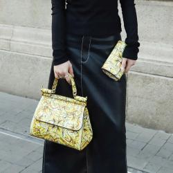 2024 top selling luxury women's handbag for set printing ladies bags colorful chicken tracks female bags factory direct sales