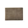 Guangzhou leather factory minimalist full grain vegetable tanned leather wallet with brand logo emboss