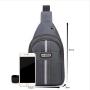 Gelory Wholesale Modern Design Lightweight Polyester Single Shoulder Bag Crossbody Chest Bag For Outdoor Walking Biking Travel Cycling