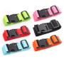 DC037 Fashion Portable Suitcase Belts With Name ID Card Adjustable Luggage Straps Custom Travel Luggage Belt Strap