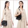 LOVEVOOK fashion designer sling bag for ladies purse with lock messenger wallet shoulder crossbody leather bags for women girls