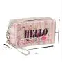 Custom Logo Luxury Fashion Special Laser Shiny PVC Holographic Makeup Cosmetic Bags Women