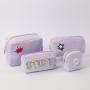 Top Selling Stock Multi Colors Nylon Luxury Zipper Portable Mini Outdoor Travel Makeup Pouch Makeup Custom Pouch Bag