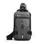 New men's chest bag trend multifunctional backpack men's casual cross-body bag portable men's one-shoulder backpack