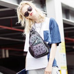 LOVEVOOK Boutiques dropshipping Fashion geometric reflective bag big stock ladies bags small backpack casual sports backpacks