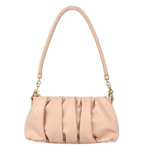 Retro Women Pleated Cloud Bag 2022 PU Leather Wrinkled Handle Armpit Bag Tote Ruched Wild Female Purse Hand bags