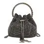 Crystal Bucket Bag Ins Design Chain Shoulder Messenger Bag Rhinestone Evening Party Bag For Women