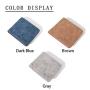 ZWY010 New Man Short Wallet Multi-card Fashion Tri-fold Billfold Dollars Money Clip Convenient Lightweight PU Open Wallet